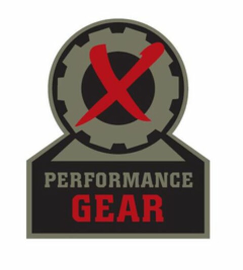 X PERFORMANCE GEAR Logo (USPTO, 01/19/2011)