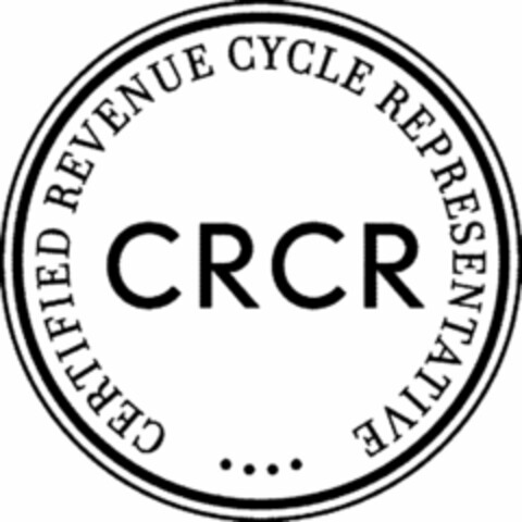 CRCR CERTIFIED REVENUE CYCLE REPRESENTATIVE Logo (USPTO, 12/06/2011)