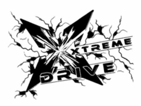 X XTREME DRIVE Logo (USPTO, 11/12/2013)