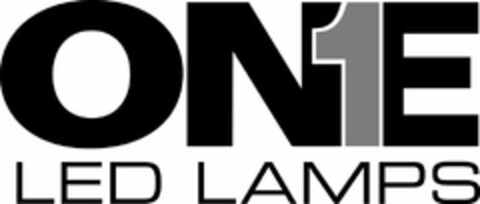 ON1E LED LAMPS Logo (USPTO, 05.05.2014)