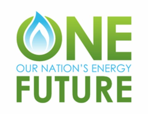 ONE FUTURE OUR NATION'S ENERGY Logo (USPTO, 09/29/2014)