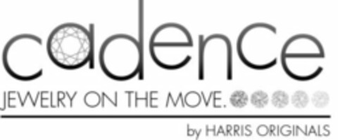 CADENCE JEWELRY ON THE MOVE. BY HARRIS ORIGINALS Logo (USPTO, 05/06/2015)