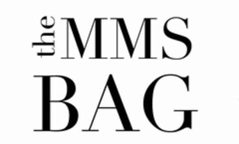 THE MMS BAG Logo (USPTO, 16.07.2015)