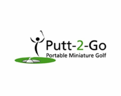 PUTT-2-GO PORTABLE MINIATURE GOLF Logo (USPTO, 12/07/2015)