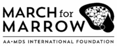 MARCH FOR MARROW AA·MDS INTERNATIONAL FOUNDATION Logo (USPTO, 25.02.2016)