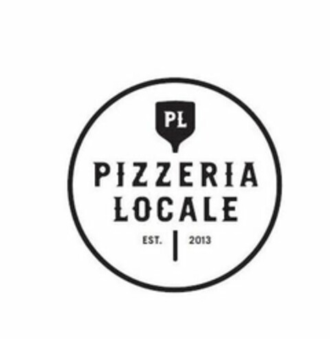 PL PIZZERIA LOCALE EST. 2013 Logo (USPTO, 09.11.2016)