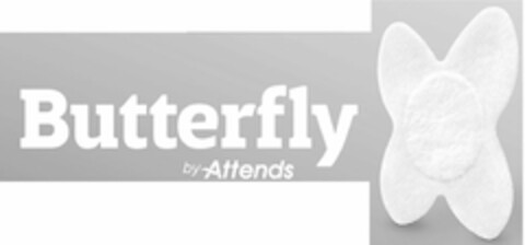 BUTTERFLY BY ATTENDS Logo (USPTO, 25.01.2017)