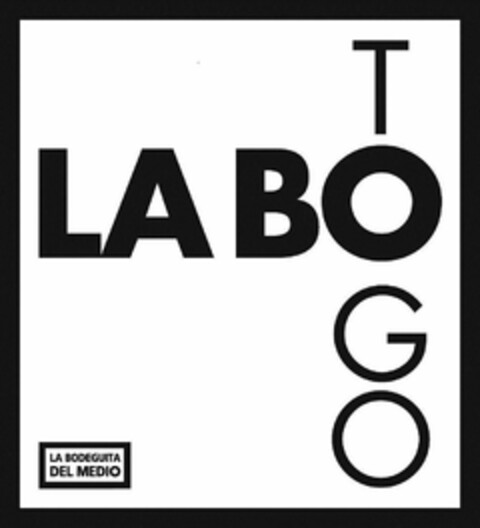 LA BO TO GO LA BODEGUITA DEL MEDIO Logo (USPTO, 07/14/2017)