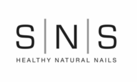 SNS HEALTHY NATURAL NAILS Logo (USPTO, 07/23/2017)