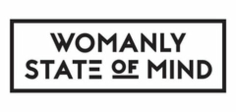 WOMANLY STATE OF MIND Logo (USPTO, 25.10.2017)