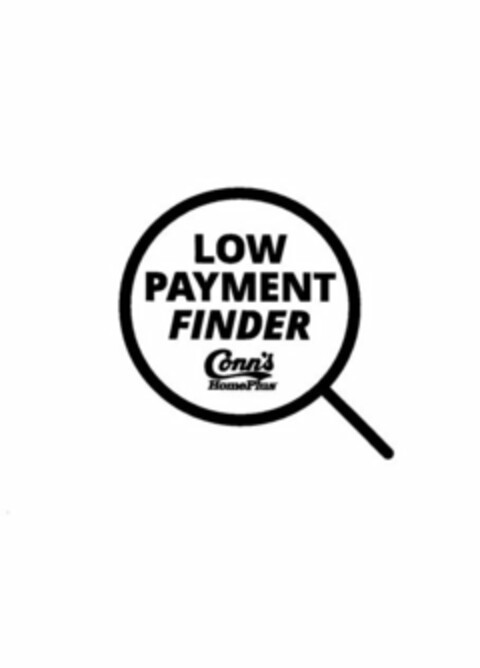 LOW PAYMENT FINDER CONN'S HOMEPLUS Logo (USPTO, 16.10.2018)