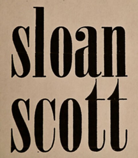 SLOAN SCOTT Logo (USPTO, 22.11.2018)