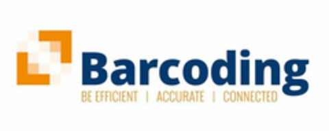 BARCODING BE EFFICIENT | ACCURATE | CONNECTED Logo (USPTO, 14.05.2019)