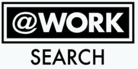 @WORK SEARCH Logo (USPTO, 21.08.2019)