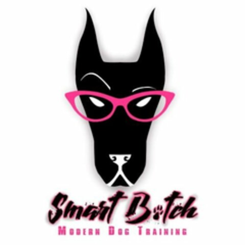 SMART BITCH MODERN DOG TRAINING Logo (USPTO, 09/17/2019)