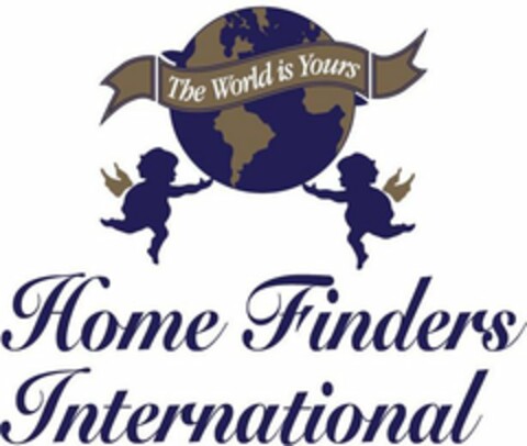 HOME FINDERS INTERNATIONAL THE WORLD IS YOURS Logo (USPTO, 11/27/2019)