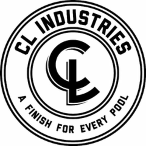 CL INDUSTRIES A FINISH FOR EVERY POOL Logo (USPTO, 03/03/2020)