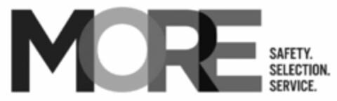 MORE SAFETY. SELECTION. SERVICE. Logo (USPTO, 06/11/2020)