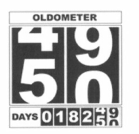 OLDOMETER 49 50 DAYS 182 501 Logo (USPTO, 05/05/2009)