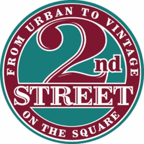 2ND STREET FROM URBAN TO VINTAGE ON THE SQUARE Logo (USPTO, 22.03.2010)