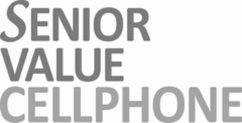 SENIOR VALUE CELLPHONE Logo (USPTO, 03/23/2010)