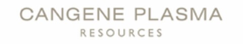 CANGENE PLASMA RESOURCES Logo (USPTO, 28.10.2010)