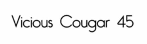 VICIOUS COUGAR 45 Logo (USPTO, 12.08.2011)