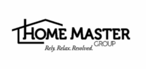 HOME MASTER GROUP RELY. RELAX. RESOLVED. Logo (USPTO, 08.09.2011)