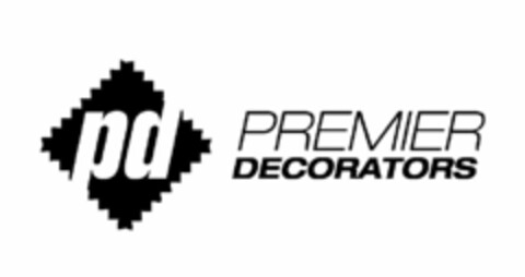 PD PREMIER DECORATORS Logo (USPTO, 28.12.2011)