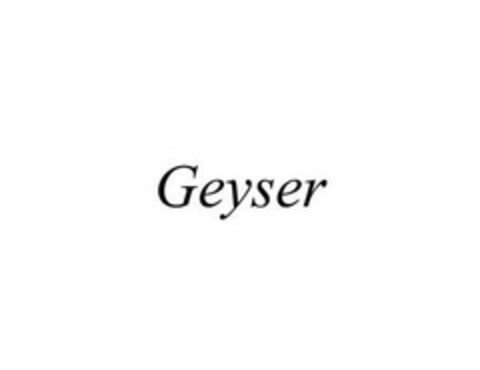 GEYSER Logo (USPTO, 17.04.2012)