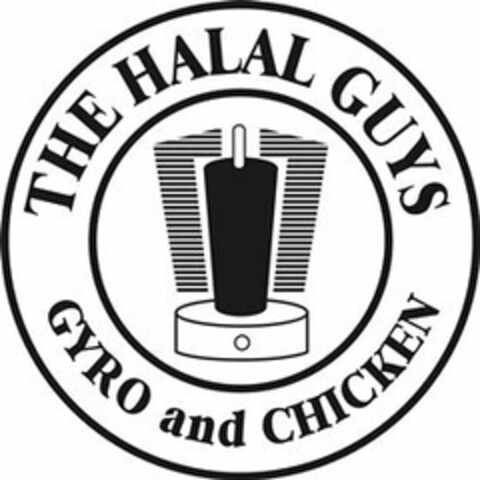 THE HALAL GUYS GYRO AND CHICKEN Logo (USPTO, 19.04.2012)