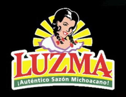 LUZMA ¡AUTÉNTICO SAZÓN MICHOACANO! Logo (USPTO, 22.06.2012)