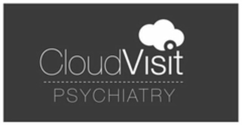 CLOUDVISIT PSYCHIATRY Logo (USPTO, 19.12.2012)