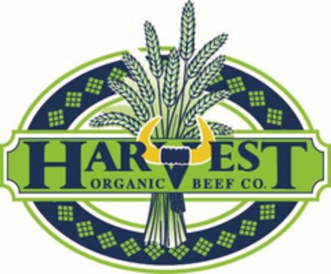 HARVEST ORGANIC BEEF CO. Logo (USPTO, 25.03.2014)