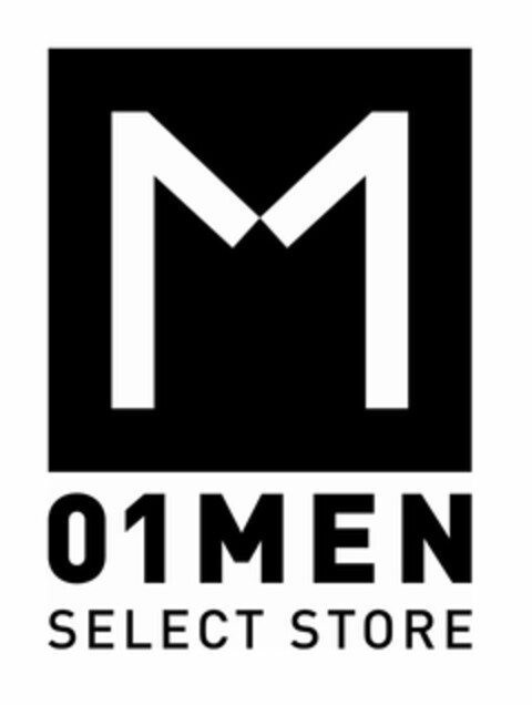 M 01MEN SELECT STORE Logo (USPTO, 01.04.2014)