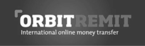 ORBITREMIT INTERNATIONAL ONLINE MONEY TRANSFER Logo (USPTO, 09.04.2014)