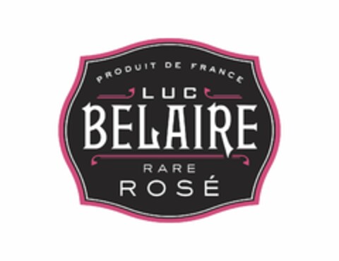 PRODUIT DE FRANCE LUC BELAIRE RARE ROSE Logo (USPTO, 07/01/2014)