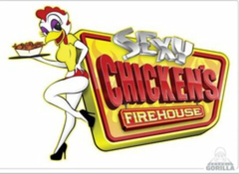 SEXY CHICKEN'S FIREHOUSE GORILLA Logo (USPTO, 13.02.2015)