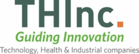 THINC., GUIDING INNOVATION, TECHNOLOGY, HEALTH & INDUSTRIAL COMPANIES Logo (USPTO, 09.04.2015)