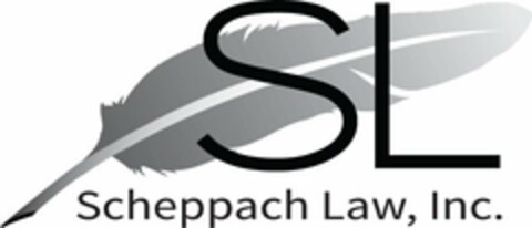 SL SCHEPPACH LAW, INC. Logo (USPTO, 03/09/2016)