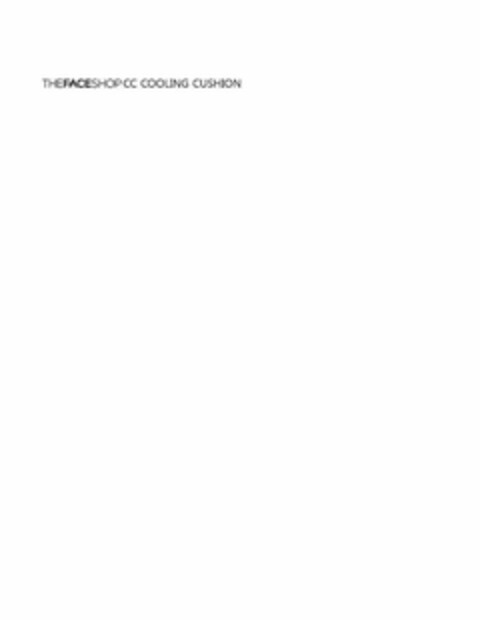 THEFACESHOP CC COOLING CUSHION Logo (USPTO, 22.04.2016)