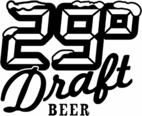 29° DRAFT BEER Logo (USPTO, 06/13/2016)