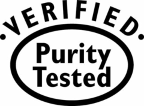 VERIFIED PURITY TESTED Logo (USPTO, 06.10.2016)