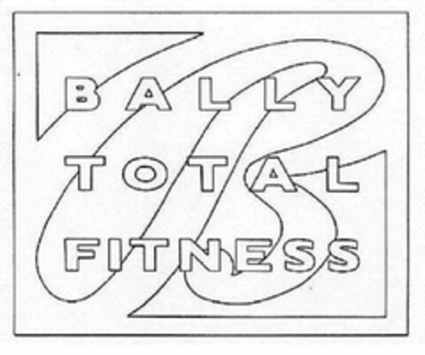 B BALLY TOTAL FITNESS Logo (USPTO, 14.11.2016)