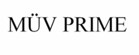 MÜV PRIME Logo (USPTO, 02/09/2017)