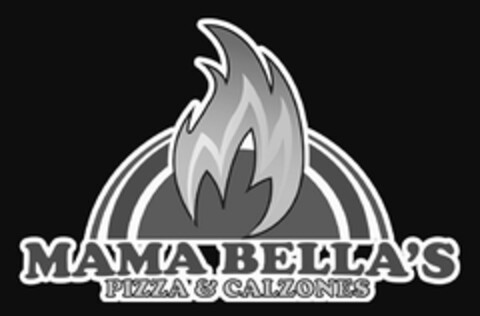 MAMA BELLA'S PIZZA & CALZONES Logo (USPTO, 07/05/2017)