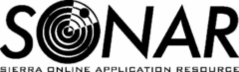 SONAR SIERRA ONLINE APPLICATION RESOURCE Logo (USPTO, 12/14/2017)