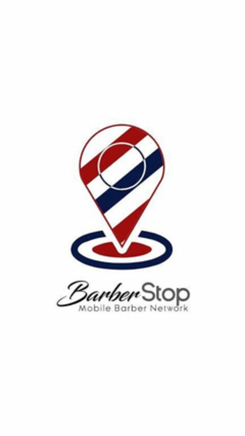 BARBER STOP MOBILE BARBER NETWORK Logo (USPTO, 03.06.2018)