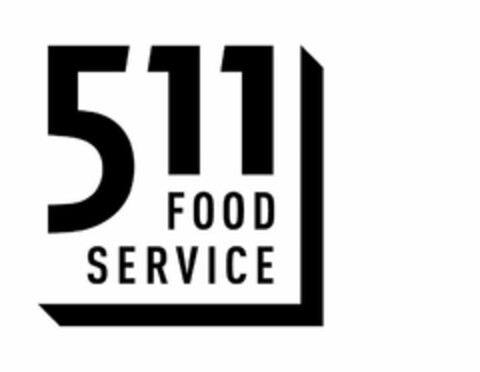 511 FOOD SERVICE Logo (USPTO, 28.09.2018)