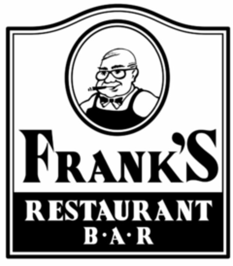 FRANK'S RESTAURANT BAR Logo (USPTO, 02/25/2019)